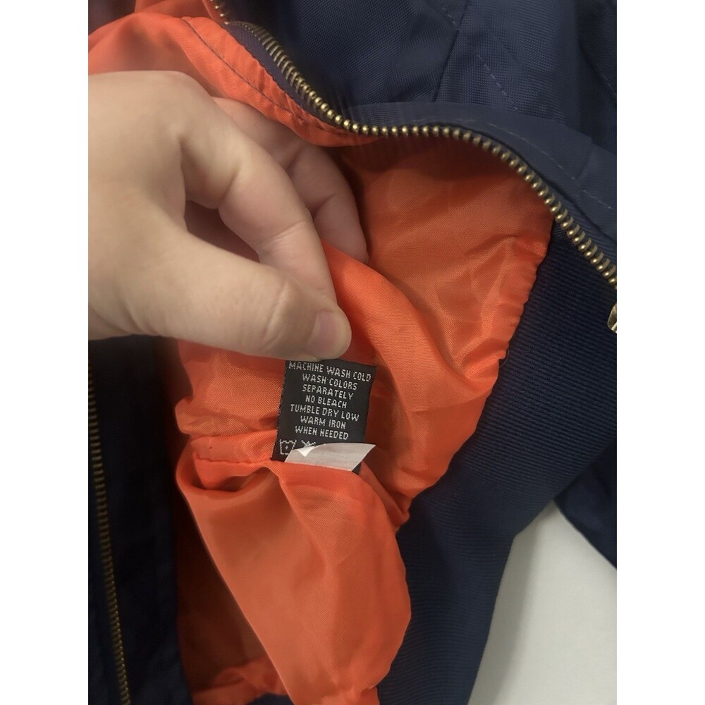English Laundry Size 5 Kids Boys Pilot Bomber Jacket Windbreaker Navy  Patches - Picture 10 of 10